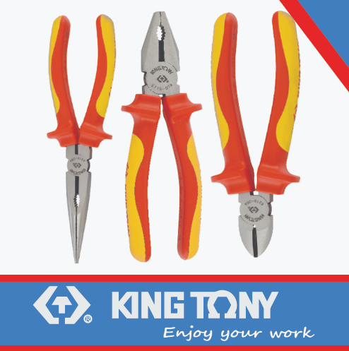 VDE INSULATED PLIERS SET – 3PCS