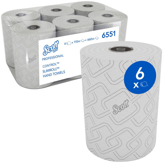 6551 Scott® Control Slimroll Hand Towels (110m roll) (6 pack)