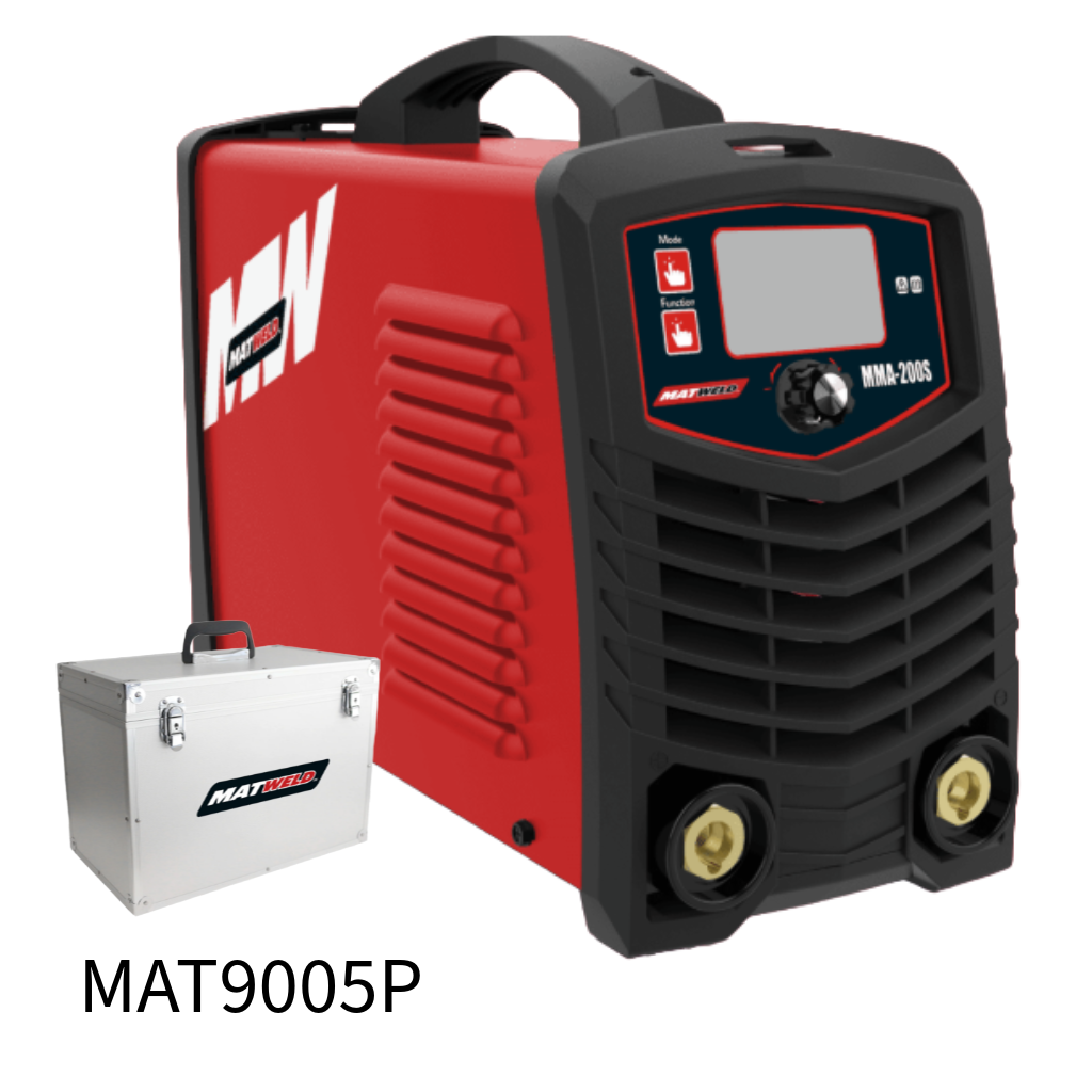 Matweld Welder Inverter ARC & TIG 200A (220V) + Aluminium Case- MAT9005P