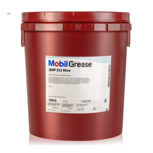 Mobilgrease XHP 322 Mine- With 5% molybdenum disulfide (18kg)