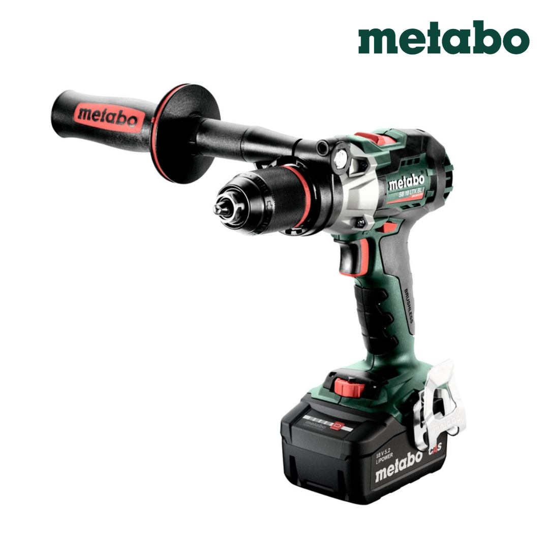 Metabo SB 18 LTX BL Impulse Cordless Drill 18V 2x5.2Ah Kit