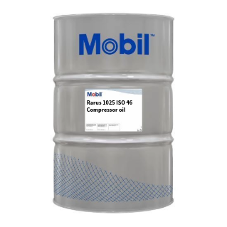 Mobil Rarus SHC 1025 ISO VG 46 synthetic air compressor oil 208 litre drum South Africa