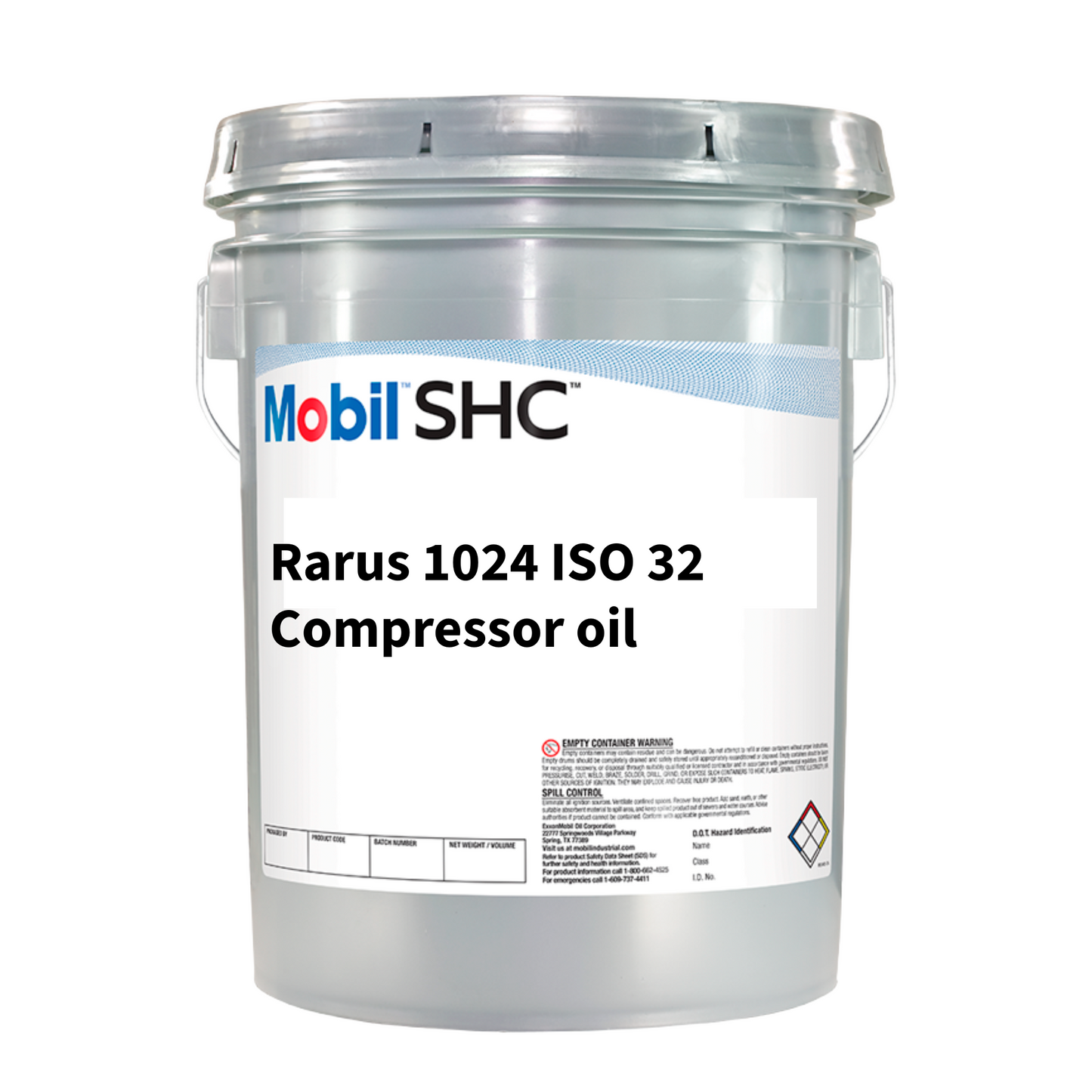 Mobil Rarus SHC 1024 ISO VG 32 synthetic air compressor oil 20 litre South Africa
