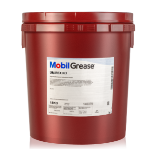 Mobil Unirex N3 NLGI 3 high temperature polyurea bearing grease 18kg South Africa Orbit Industrial