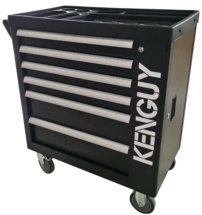 KENGUY 155Pcs Tool trolley with foam inserts (Kennedy tools)