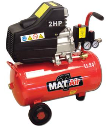 AIR2000LE- COMPRESSOR MATAIR 1.5KW/2HP 24L 220V LE