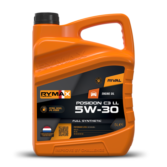 5LT bottle of imported Rymax multigrade oil in 5W-30 full synthetic oil. Ideal for VW, porsche and Mercedes engines requiring the latest technology. Buy it from Orbit Industrial