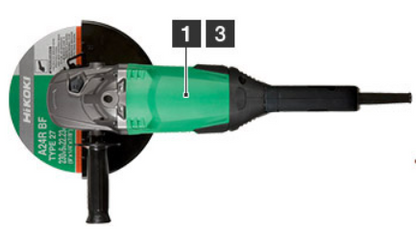 HTC-G23SW2 HIKOKI ANGLE GRINDER 230MM (9") 2200W 5.1KG