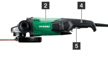 HTC-G23SW2 HIKOKI ANGLE GRINDER 230MM (9") 2200W 5.1KG