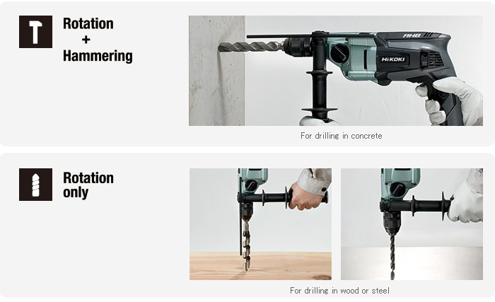 Hikoki Impact drill 1120W 13MM keyless chuck