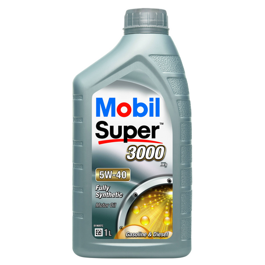 Mobil Super™ 3000 X1 5W-40 Full-Synthetic engine oil (1LT)