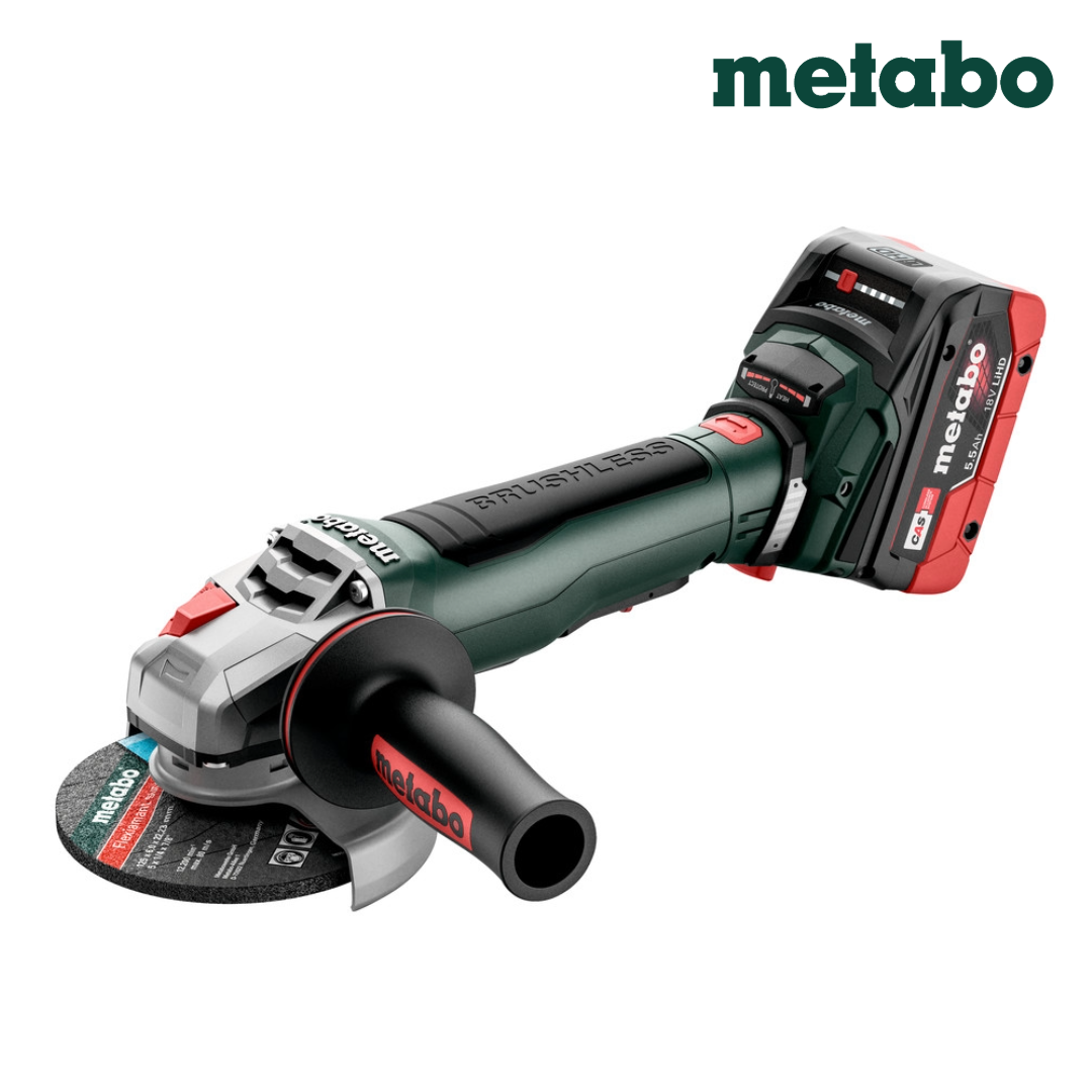 Metabo WPB 18 LT BL 11-125 Q DMS Cordless Grinder 18V 2x5.5Ah Kit