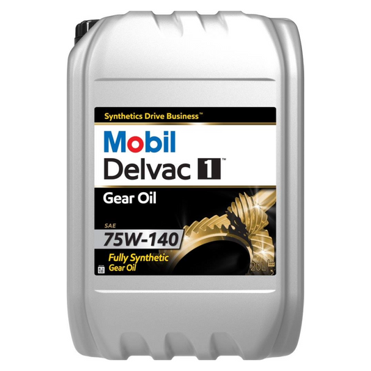 Mobil Delvac™ 1 Gear Oil 75W-140 — Fully Synthetic Heavy-Duty Drivetrain Lubricant