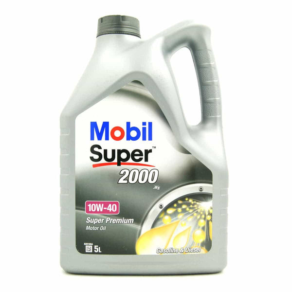 ☆ Mobil Super 2000. 10W-40.API:SN/CF.A3/B4の部分合成油。20L Which