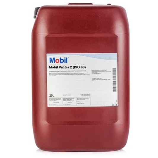 Image of a Mobil 20lt pail. Contents are Vactra nr2 slideway and way oil. 