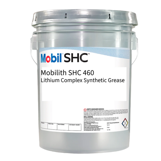 Mobilith SHC 460 NLGI 1.5 PAO synthetic grease heavy load marine bearings 16kg pail South Africa