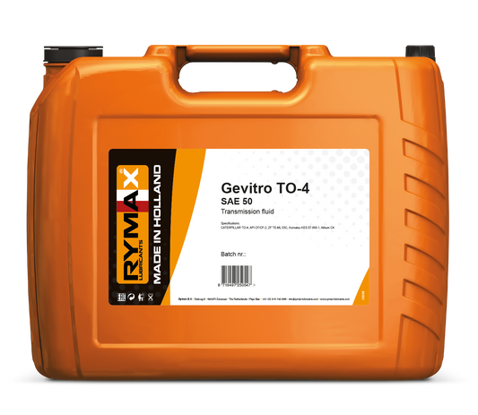 Rymax Gevitro TO-4 SAE50 Transmission Oil (20LT)